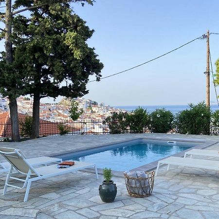 Villa Icelle Skopelos Town Sea View Swimming Pool Kültér fotó