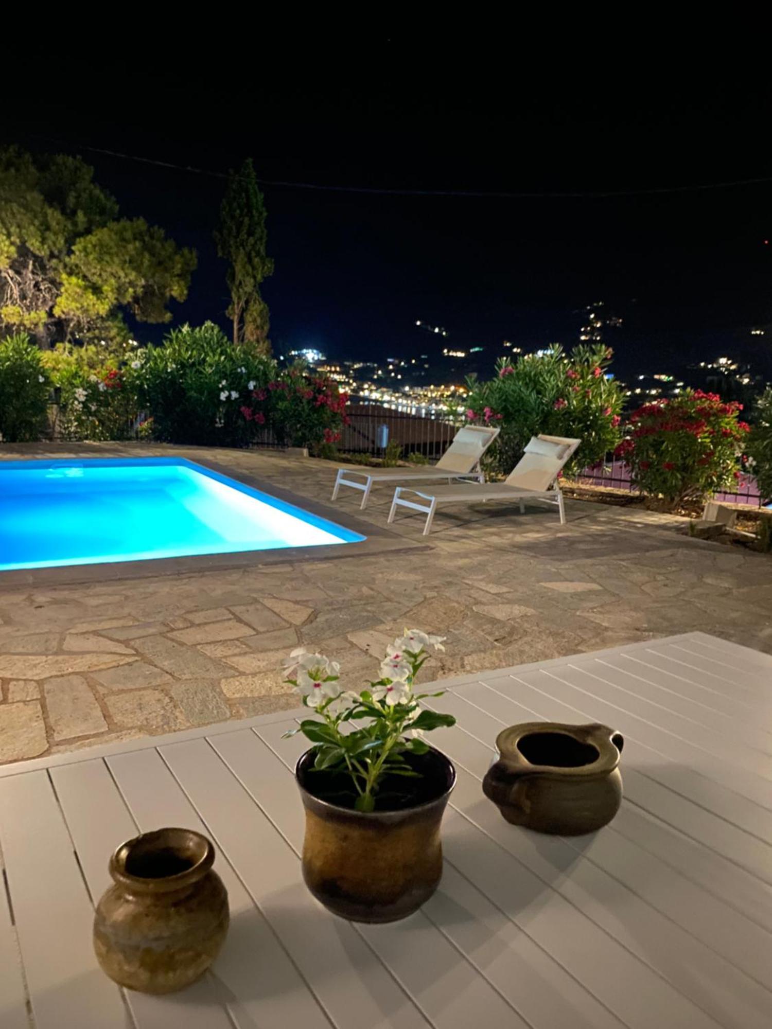 Villa Icelle Skopelos Town Sea View Swimming Pool Kültér fotó